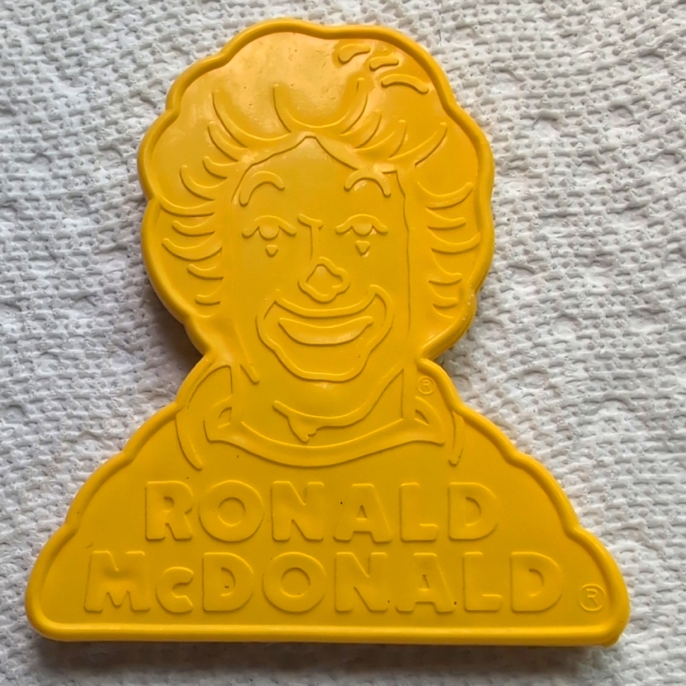 Vintage 1980's RONALD MCDONALD Cookie Cutter